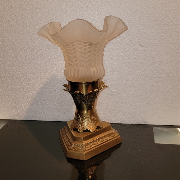 Not sure Other Vintage Solid Brass Table Candle Holder 9 2 With